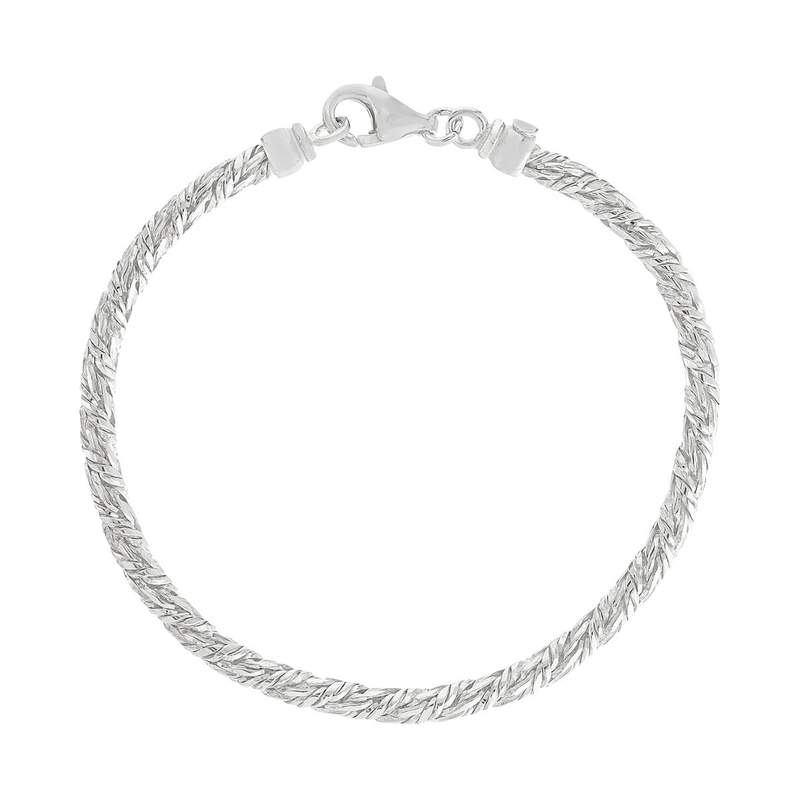 Bracelet argent 925 21cm - vue 1