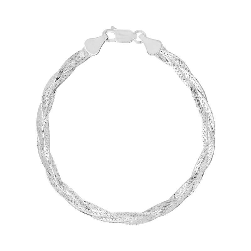 Bracelet argent 925 18.5cm - vue 1