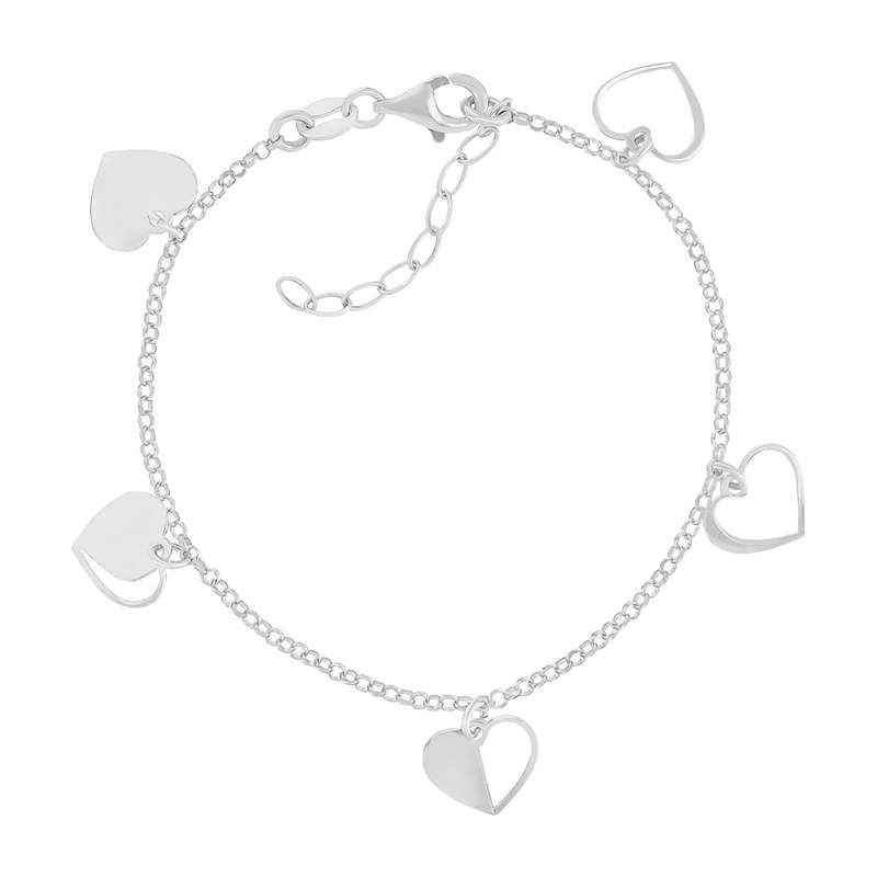 Bracelet argent 925 18.5cm - vue 1