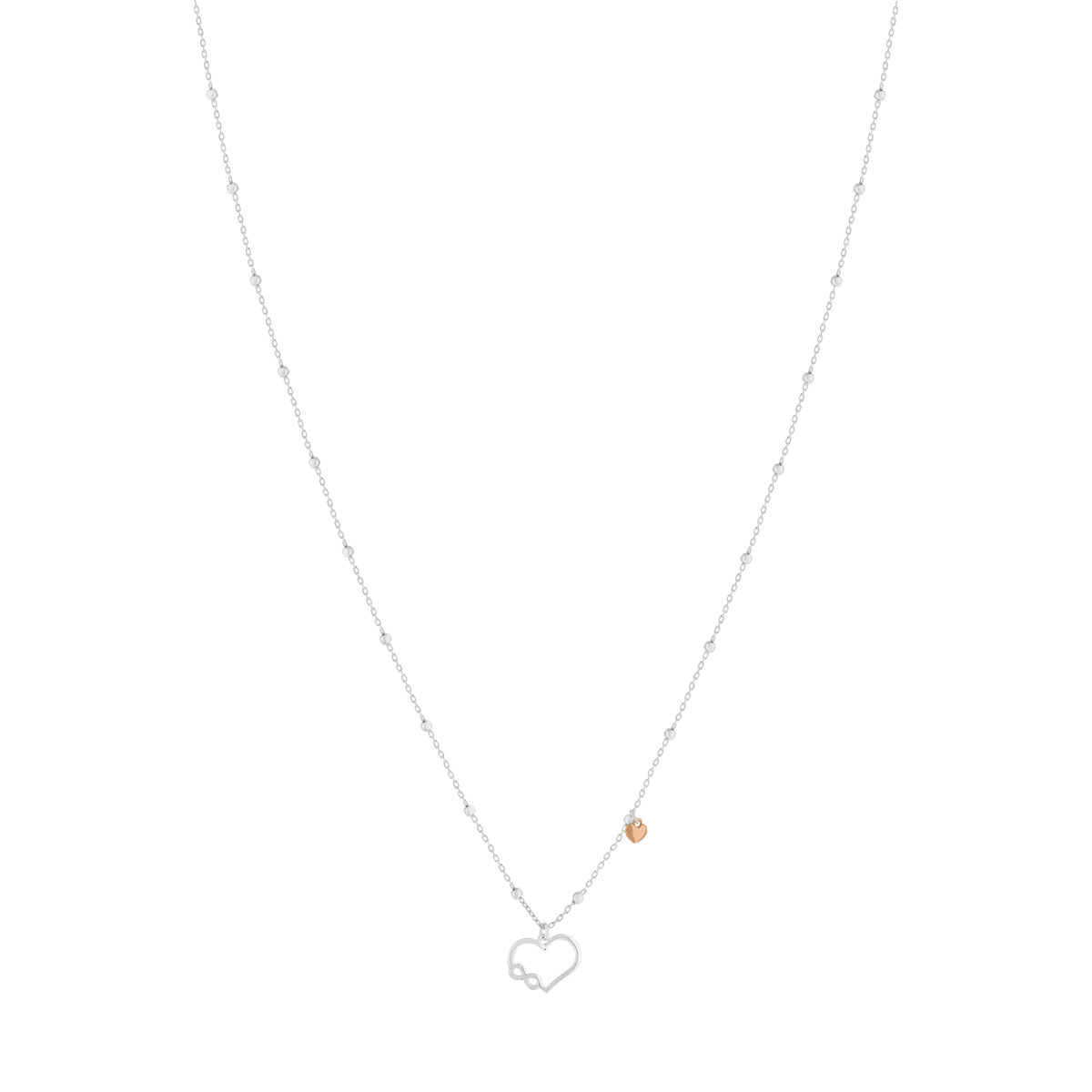 Collier argent 925 2 tons 44cm - vue 2