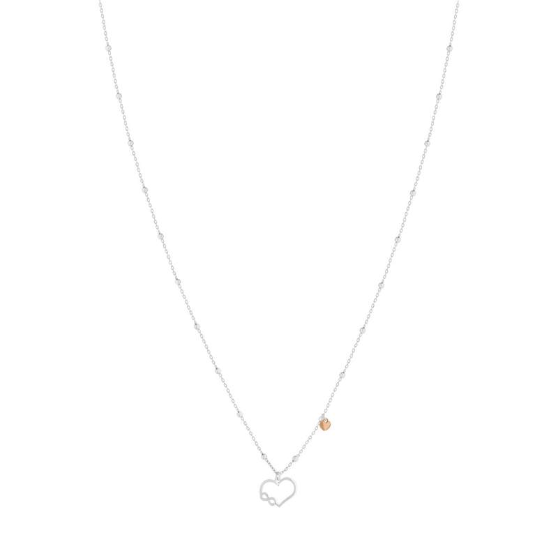 Collier argent 925 2 tons 44cm - vue 2