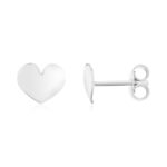 925 sterling silver heart-shaped earrings - view 1