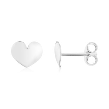 Boucles d'oreilles argent 925 motif coeur