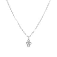 Collier argent 925 zirconias 45 cm