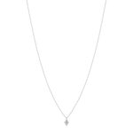 Collier argent 925 zirconias 45 cm - vue 2