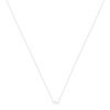 Collier argent 925 zirconias 45 cm - vue V2