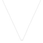 Collier argent 925 zirconias 45 cm - vue 2