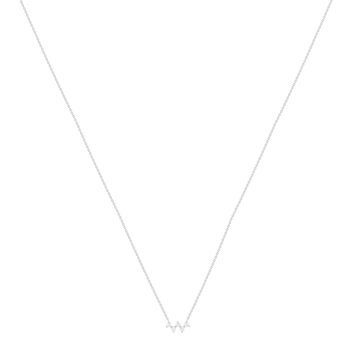 Collier argent 925 zirconias 45 cm
