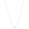 Collier argent 925 zirconias 45 cm - vue V2