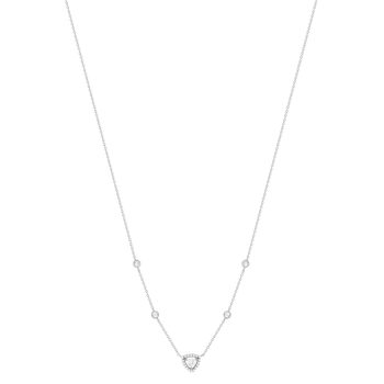 Collier argent 925 zirconias 45 cm