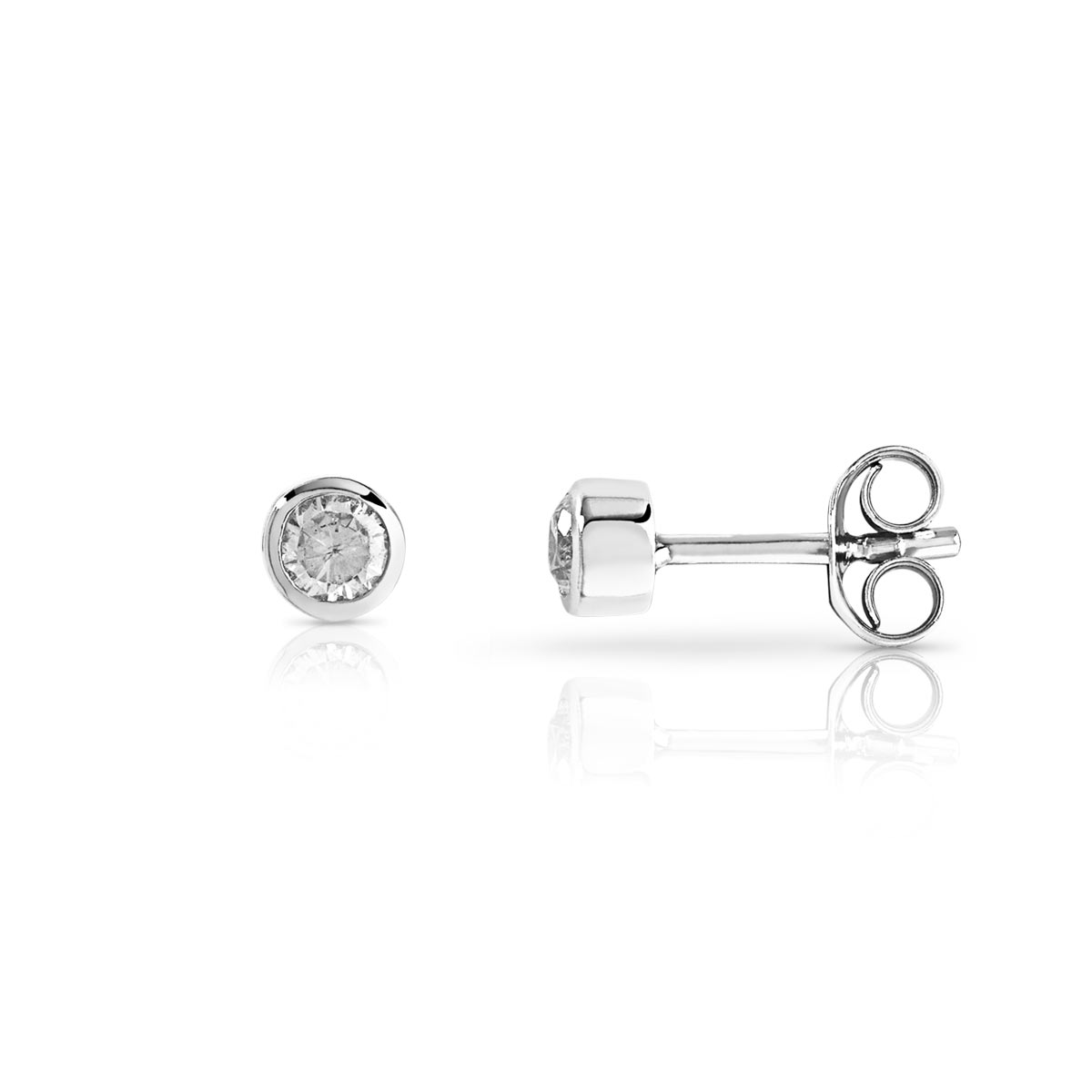 Boucles d'oreilles argent 925 zirconias