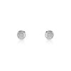 Boucles d'oreilles argent 925 zirconias - vue VD1