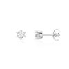 Earrings silver 925 2 zirconias - view VD1