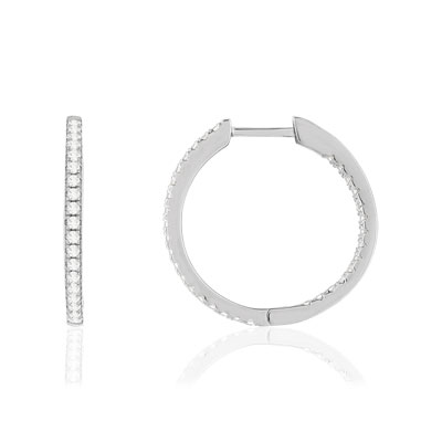 Créoles argent 925 zirconias