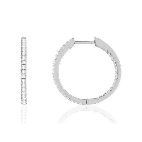 Créoles argent 925 zirconias