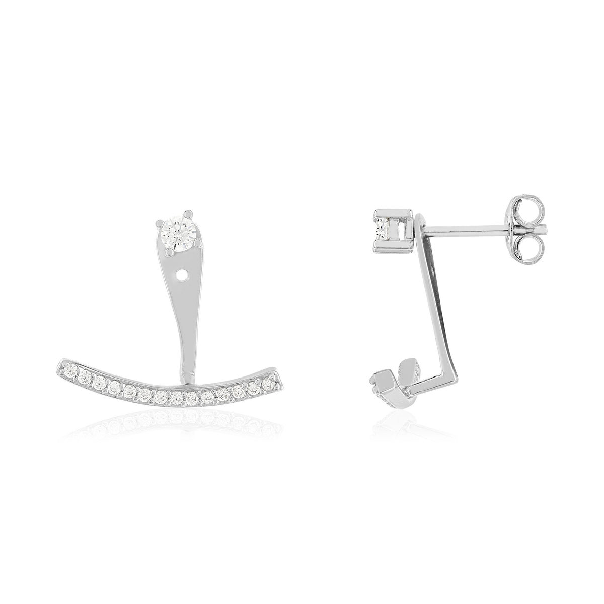 925 silver zirconia earrings