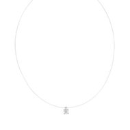 Collier argent 925 zirconia 45 cm