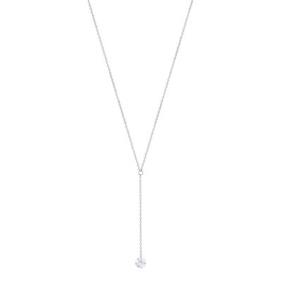 Necklace silver 925 zirconia 45 cm