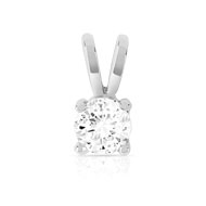 Pendentif argent 925 zirconia