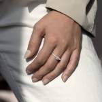 Solitaire argent 925 zirconia - vue porté 2