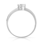 Bague argent 925 zirconias - vue 2