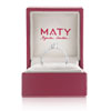 Bague argent 925 zirconias - vue VE1