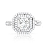 Bague argent 925 zirconias - vue 3