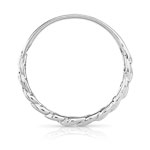 925 zilveren ring met krulketting - bekijk 2