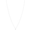 Collier or 750 blanc diamant DSI1 3 griffes 0.20ct - vue V2