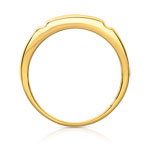 Bague 2 ors 375 diamant - vue 2