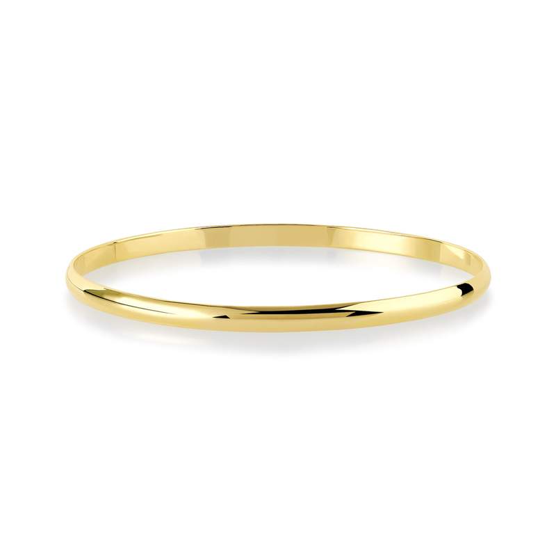 Bracelet rigide jonc or 375 65mm - vue 1