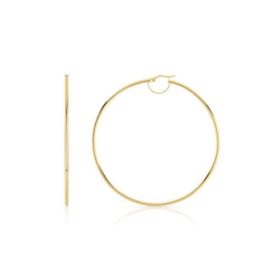 Créoles or 375 50mm - vue 1