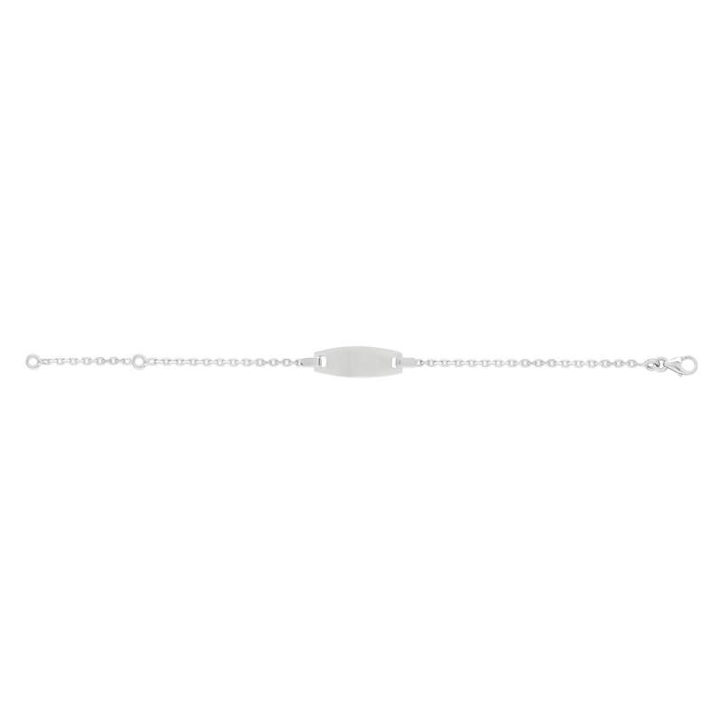 IDENTITÉ or blanc 375 maille forçat 14cm - vue 1