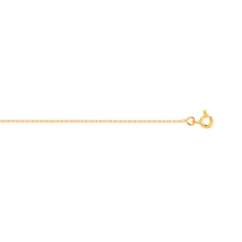 Gold chain 375 40cm mesh forçat