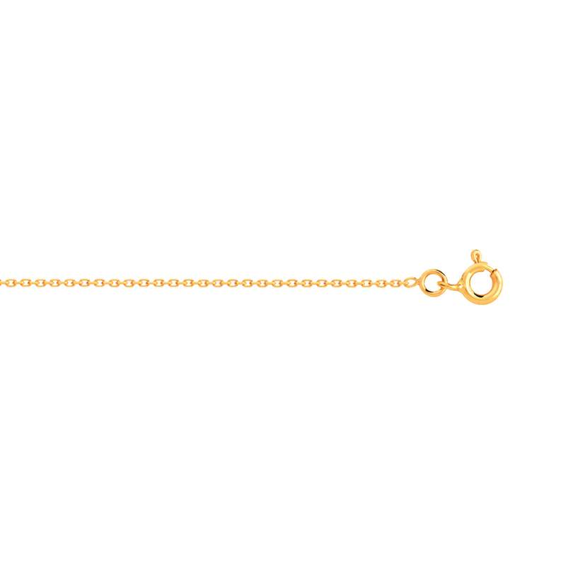 Chaine or 375 40cm maille forçat - vue D1