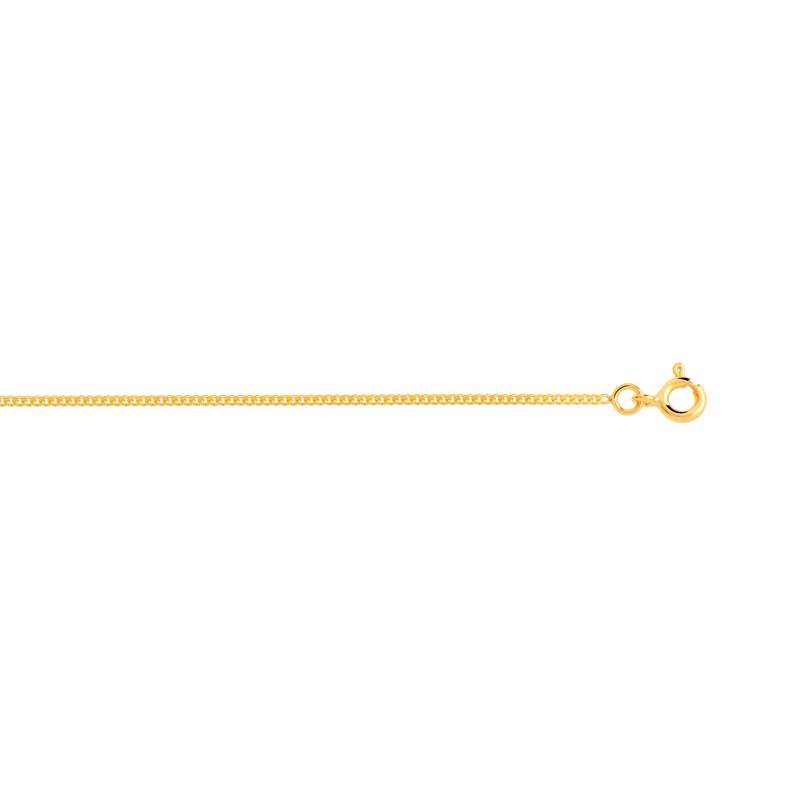 40 cm 14K yellow gold curb chain - view 1