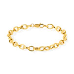 Bracelet or 375 jaune 18 cm - vue 1
