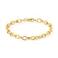 Bracelet or 375 jaune 18 cm