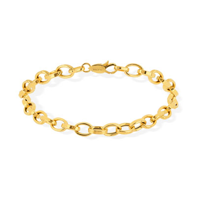 375 geelgouden armband 18 cm