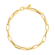 Bracelet or jaune 375 19 cm