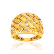 Bague or jaune 375