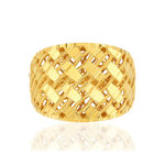 Bague or jaune 375 - vue 3