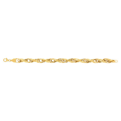 Bracelet or jaune 375 18,5 cm - vue 1