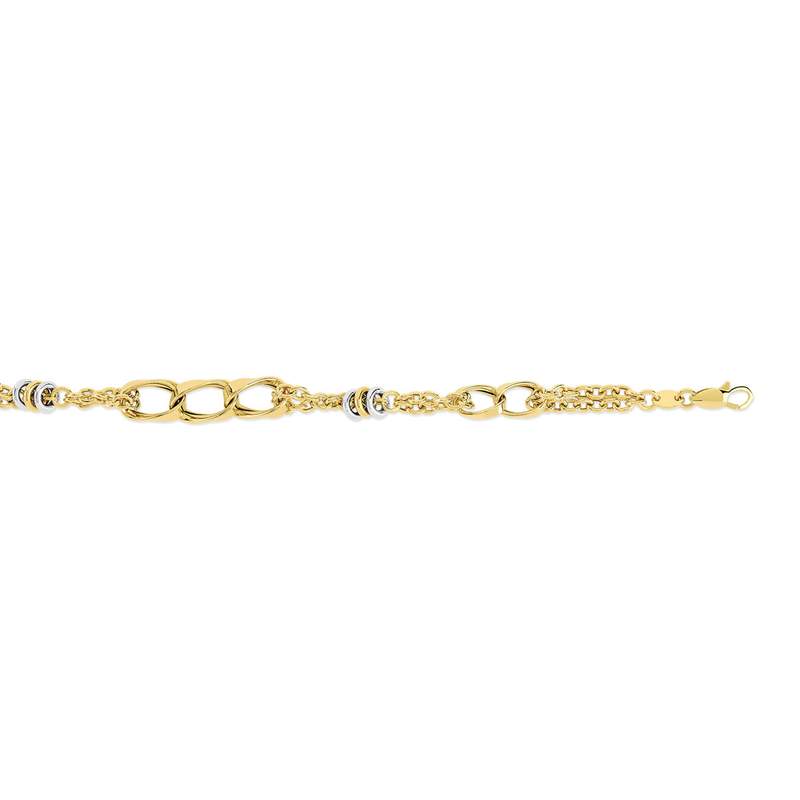 Bracelet 2 ors 375 19 cm - vue D1
