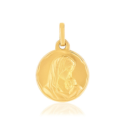 Médaille or jaune 375 - vue 1