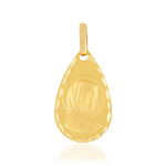 Médaille or jaune 375 - vue 1