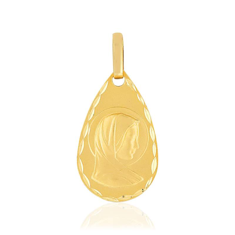 Médaille or jaune 375 - vue 1