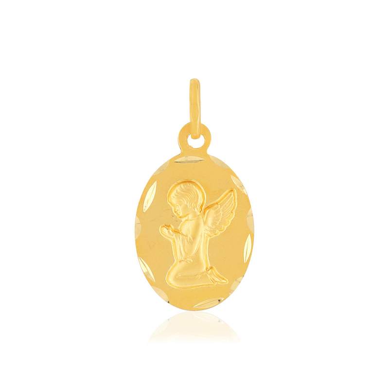 Médaille or jaune 375 - vue 1