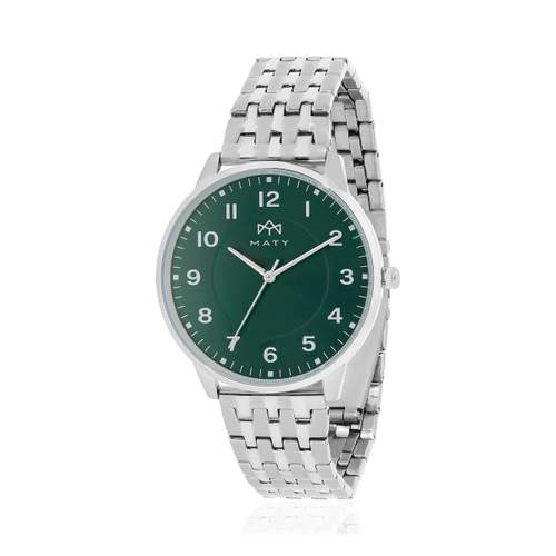 Montre MATY homme, bracelet acier inoxydable