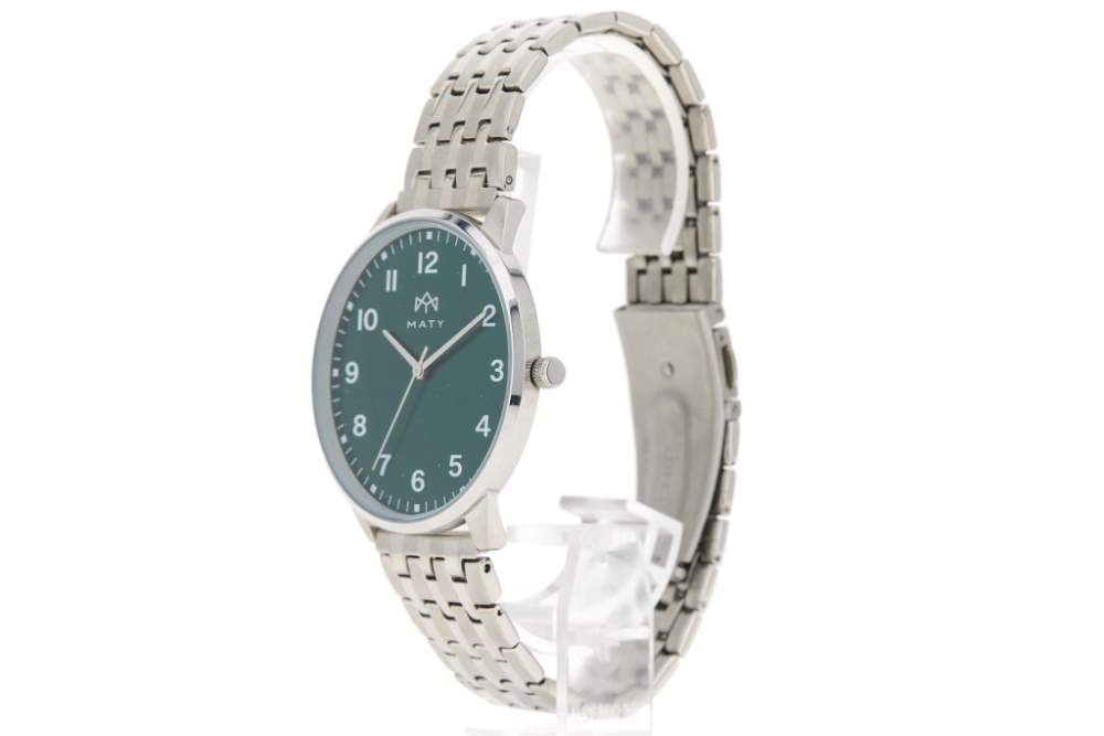 Montre MATY homme, bracelet acier inoxydable - vue 4